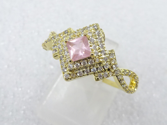 COLORED STONE FASHION RING / JP SIZE 21